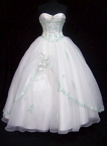evening dresses, bridal gowns