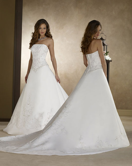 evening dresses, bridal gowns
